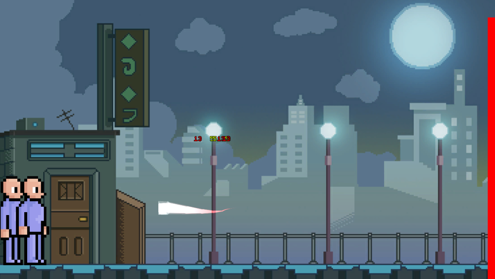 Город пиксель арт 2д platformer