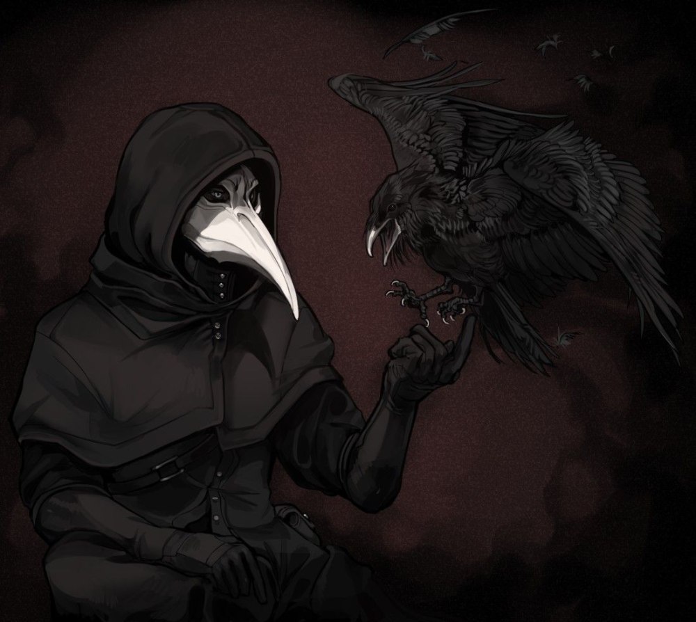 Чумной арт доктор SCP 049 С SCP