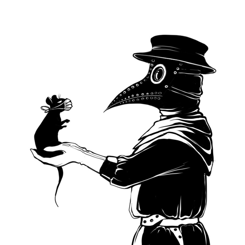 Plague Doctor и ворон