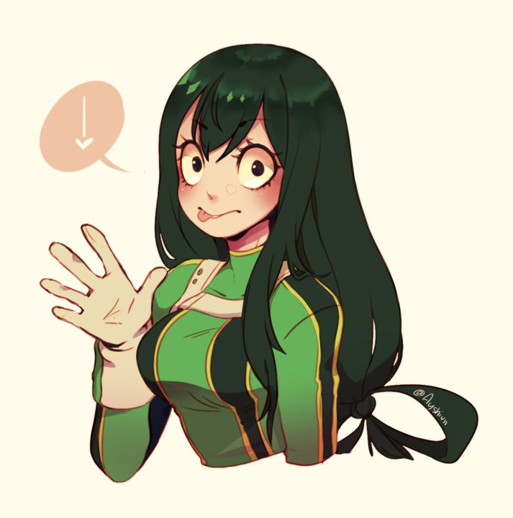 Геройская Академия лягушка