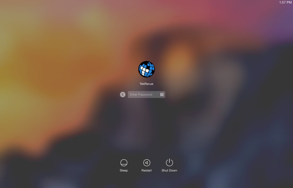 MACBOOK экран блокировки