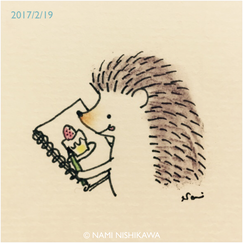 Милый Ежик рисунок