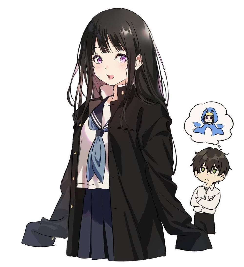Houtarou oreki x eru Chitanda аниме