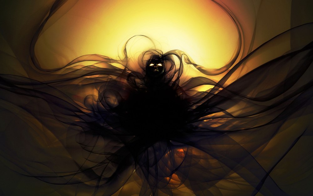 Мрачный мужчина арт