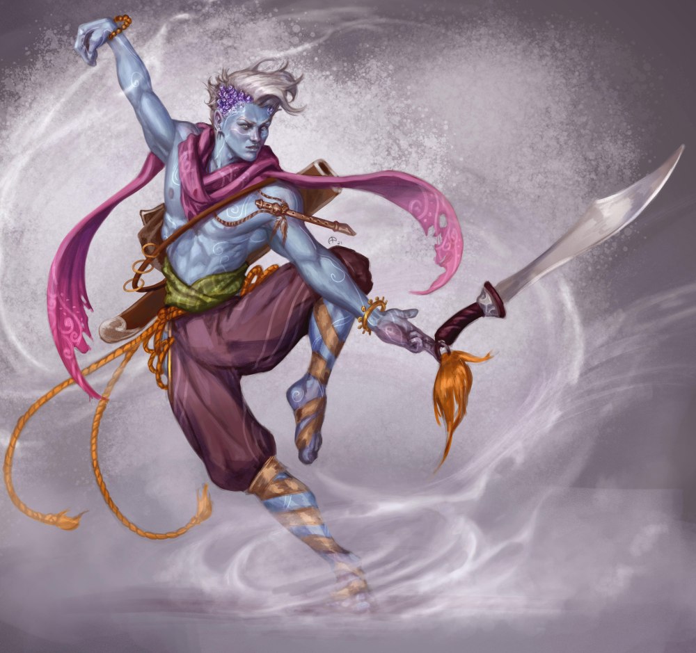 DND Warforged Monk