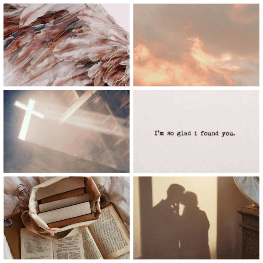 Эстетика коллаж бежевый