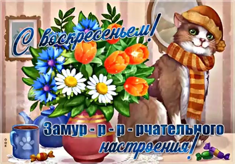 Замечательного воскресенья и отличного настроения