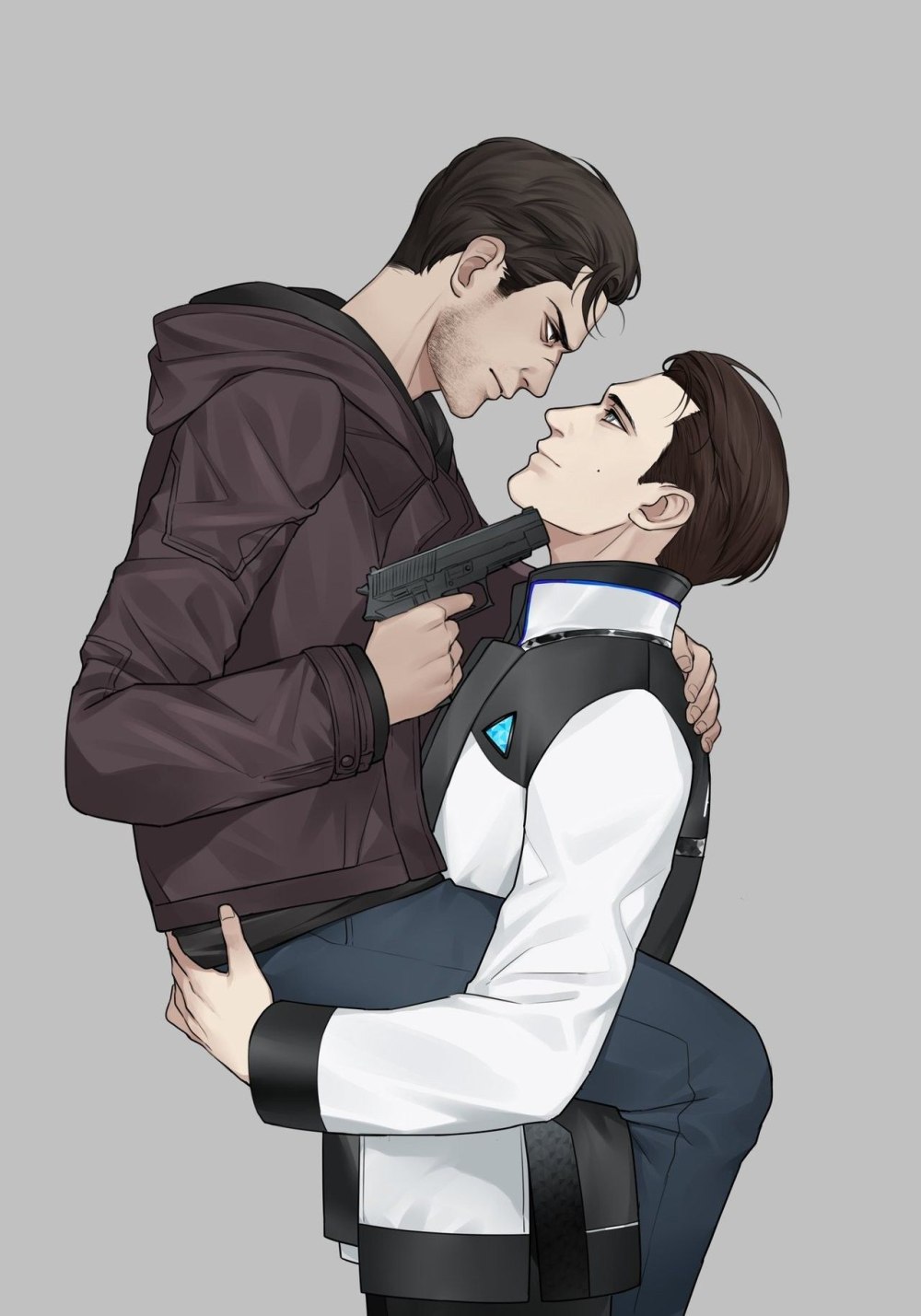 Detroit become Human Гэвин Рид и rk900 арт