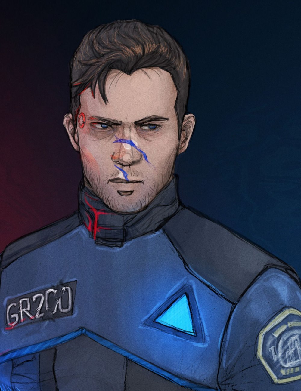 Human!rk900/Android!Гэвин Рид