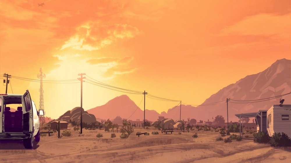 Фон Grand Theft auto 5