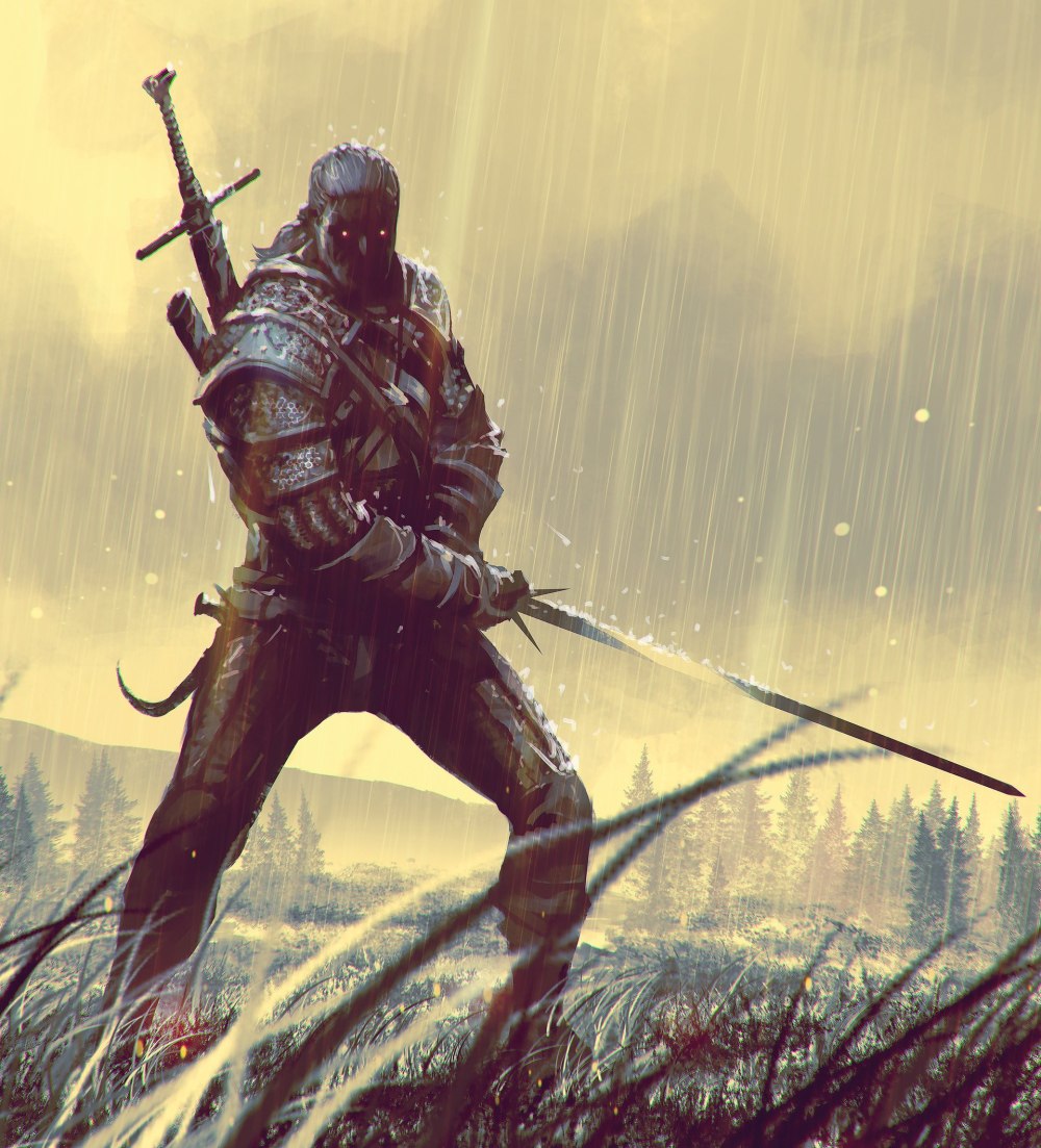 Арт the Witcher 4к