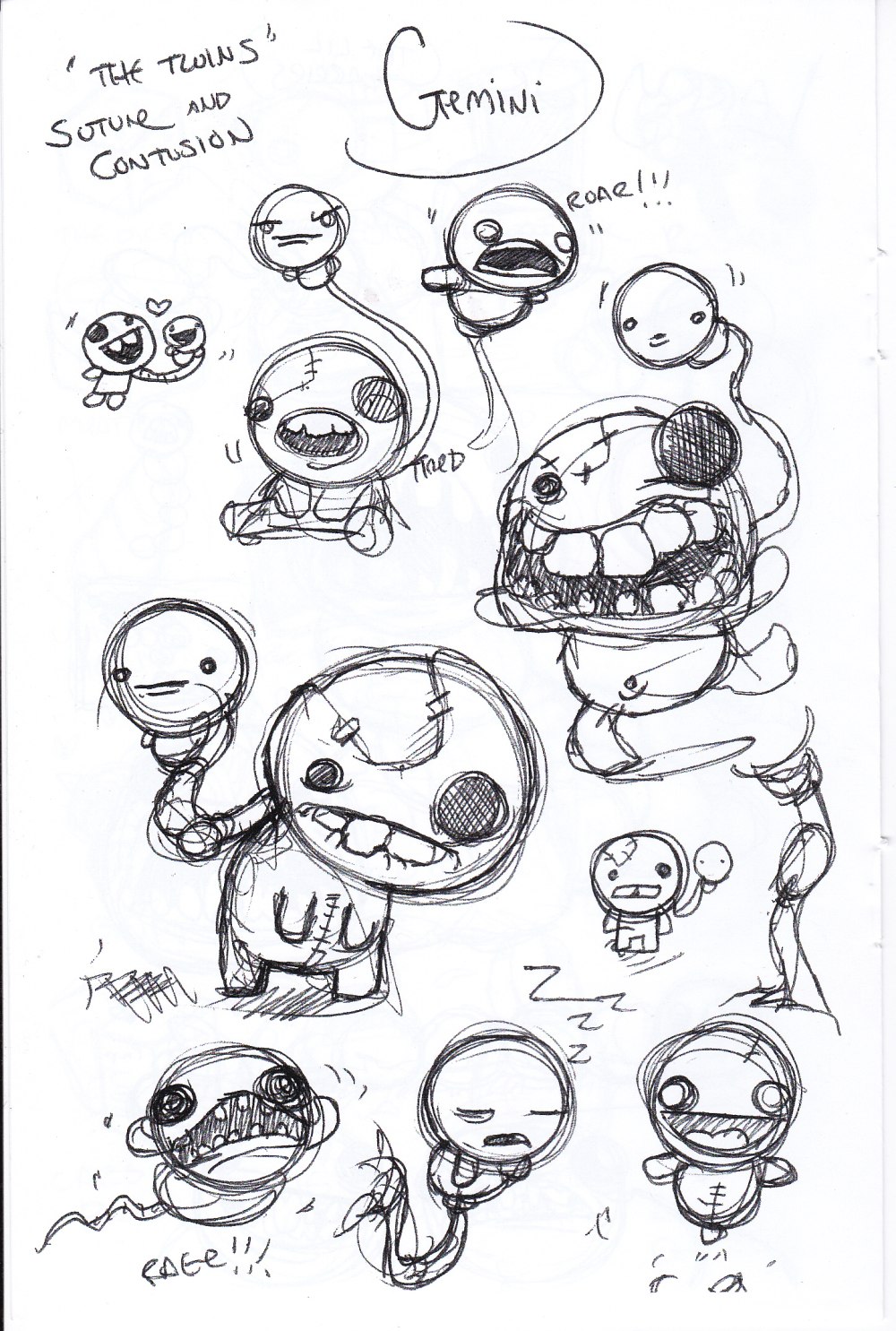 The Binding of Isaac скетч