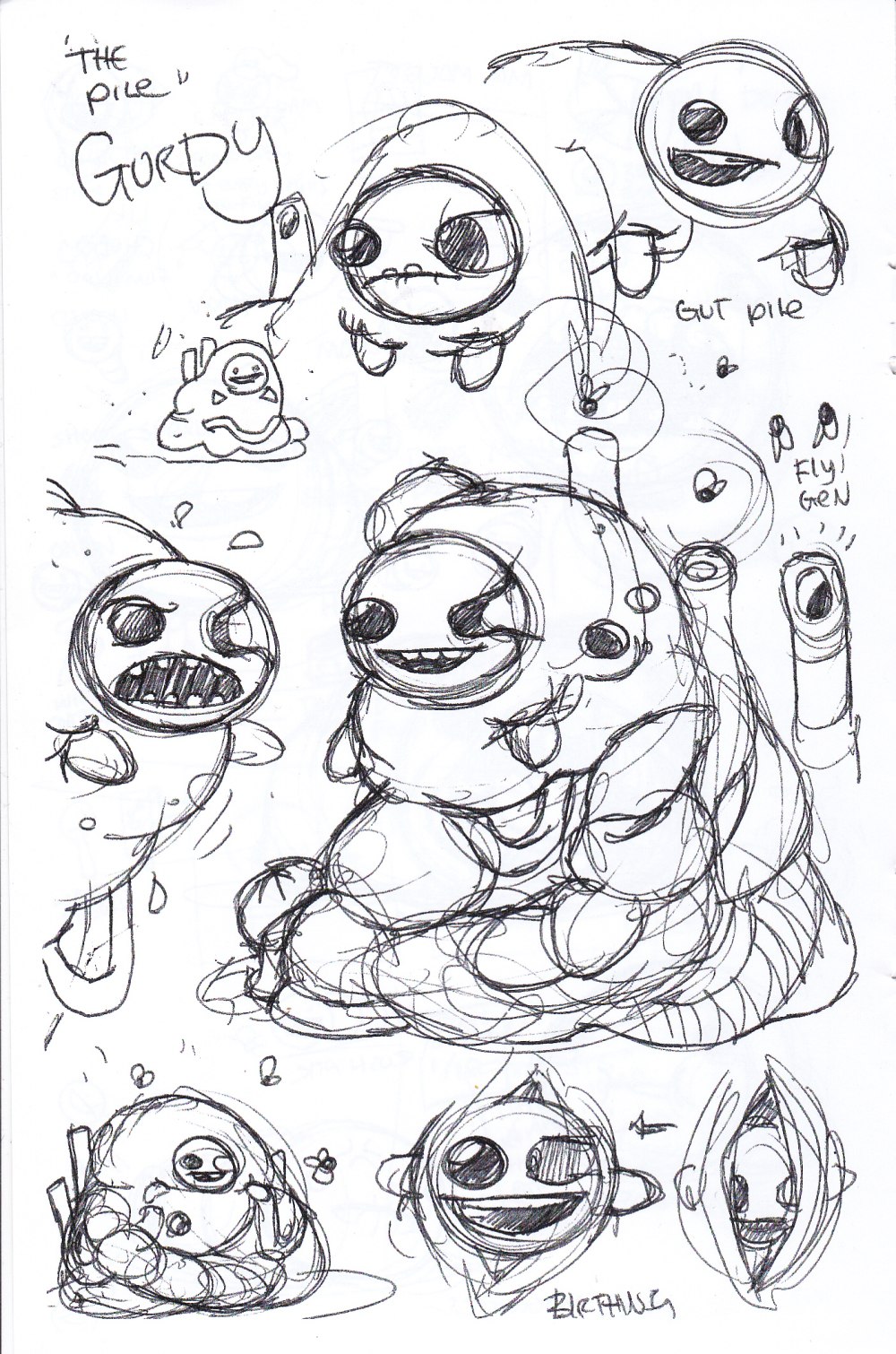 The Binding of Isaac рисунки