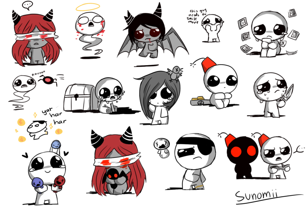 The Binding of Isaac спрайты