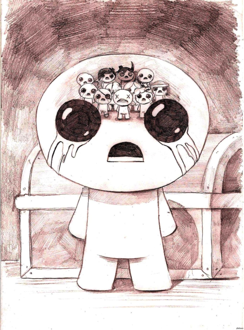 The Binding of Isaac рисунки