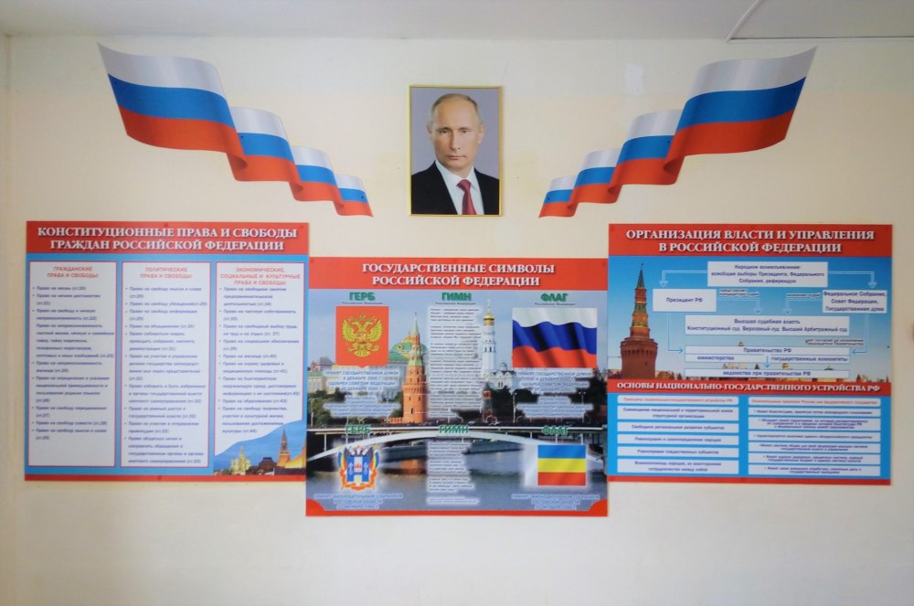 Стенд моя Родина Россия