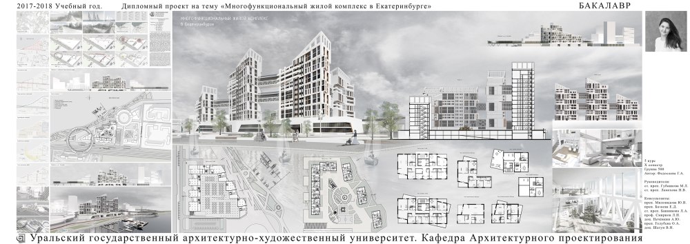 Многофункциональный жилой комплекс диплом МАРХИ