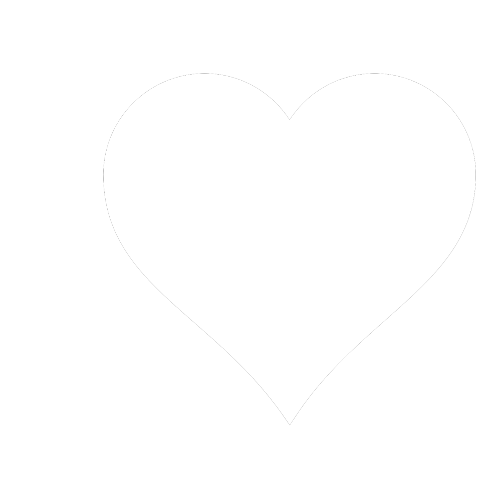 Белое сердечко