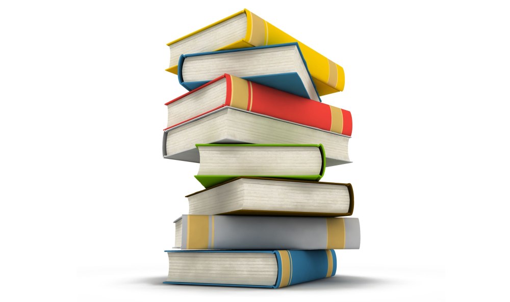 Стопка книг мультяшная