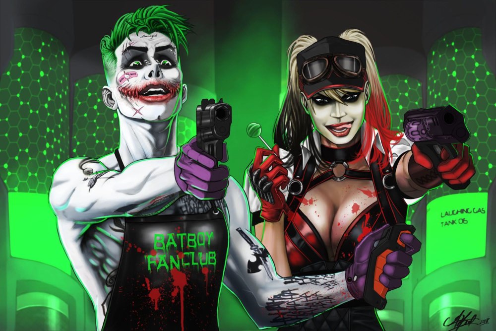 DC Joker and Harley Quinn