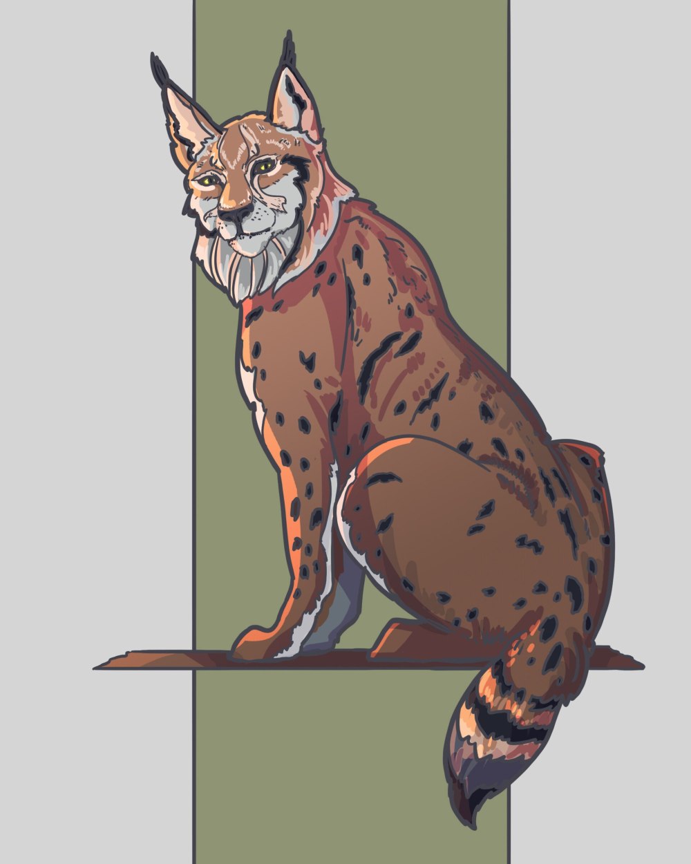 Lynx cartoon PNG