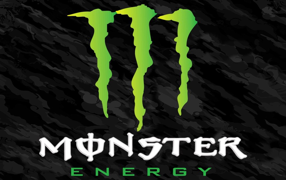 Логотип Monster Energy розовый