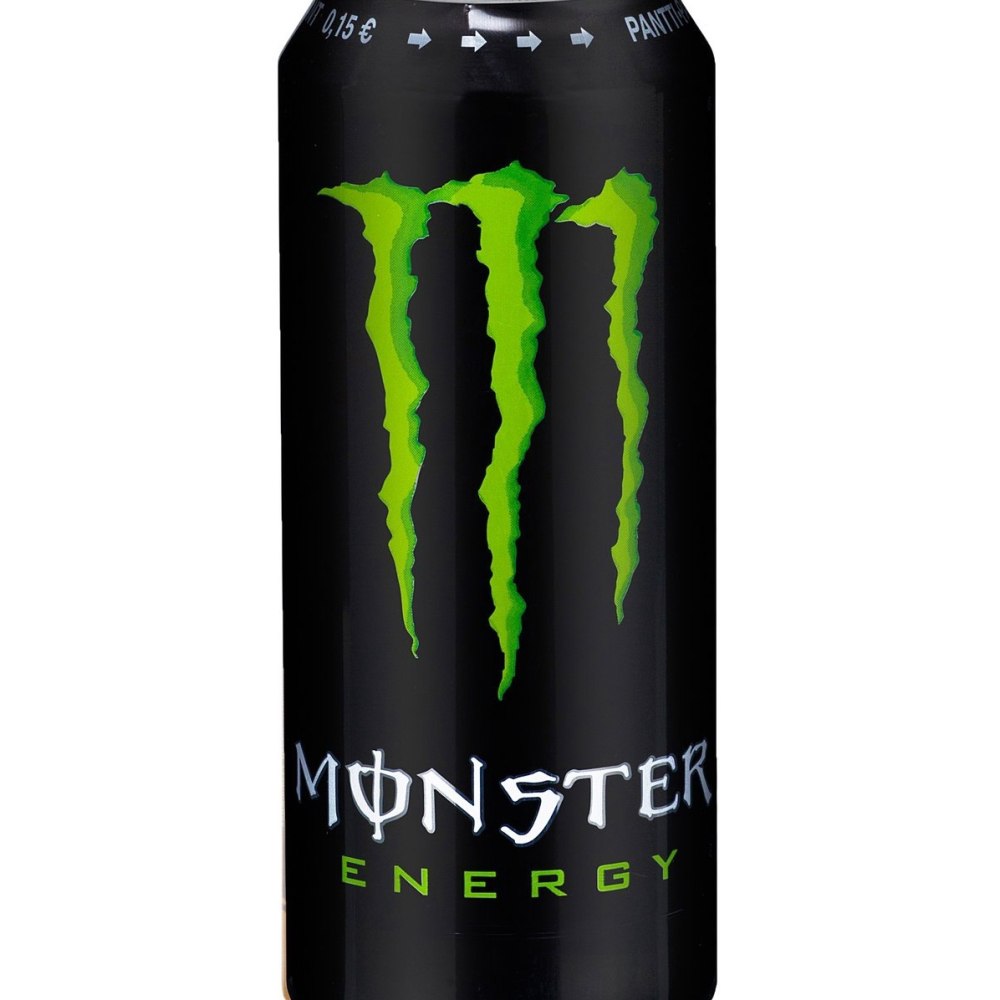 Monster Energy на белом фоне