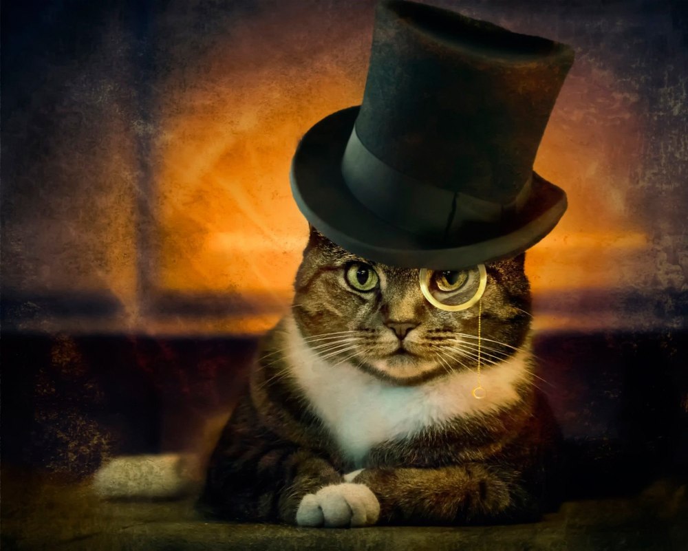 Коты в шляпах