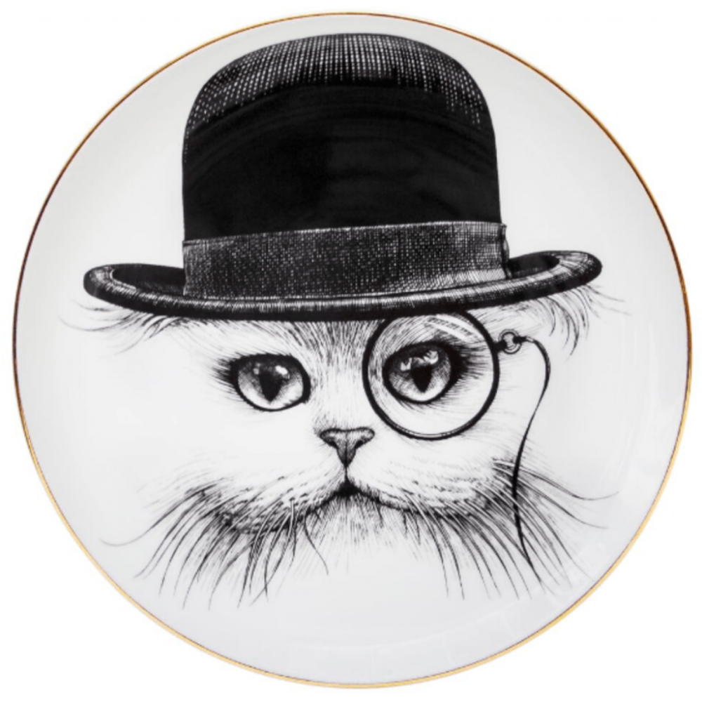 Кот с моноклем