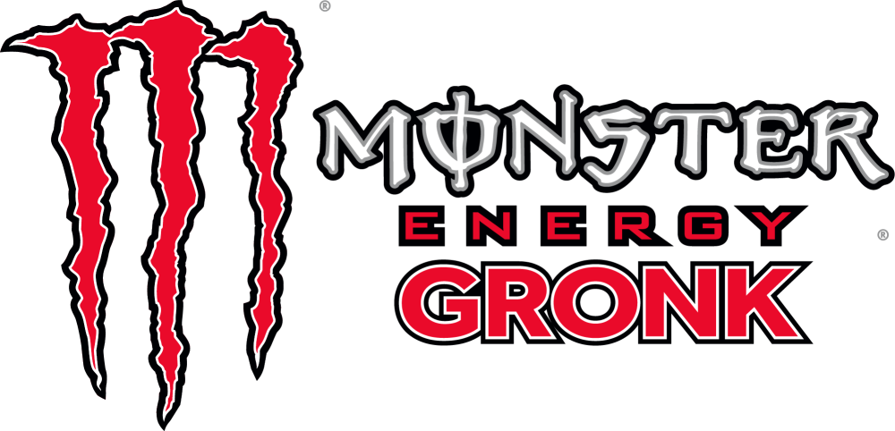Наклейка Monster красный