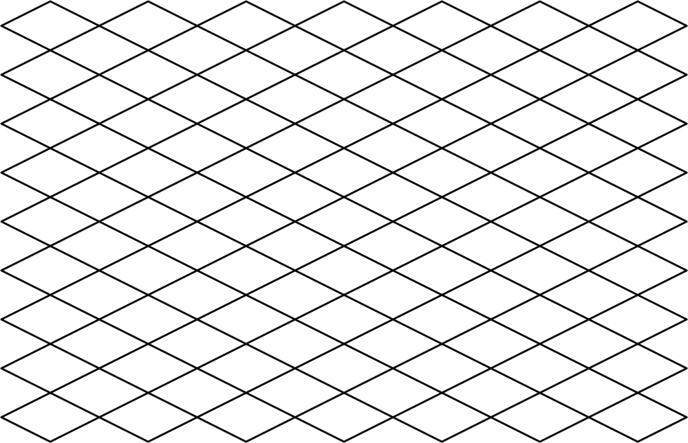 Сетка для изометрии а4