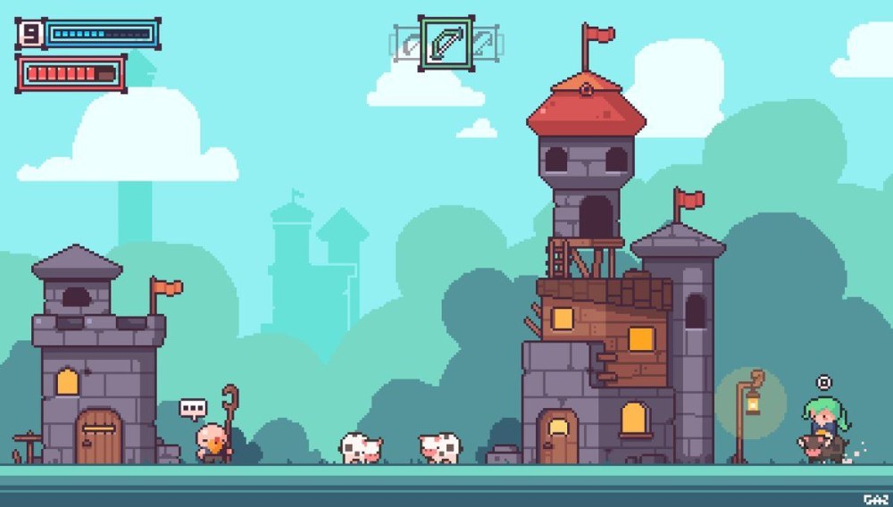 Пиксельная 2d игра