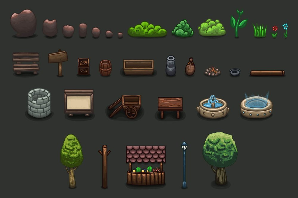 Isometric для игр 2д растения