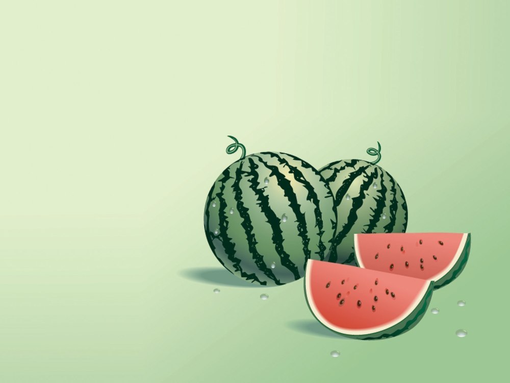 Разноцветные арбузы