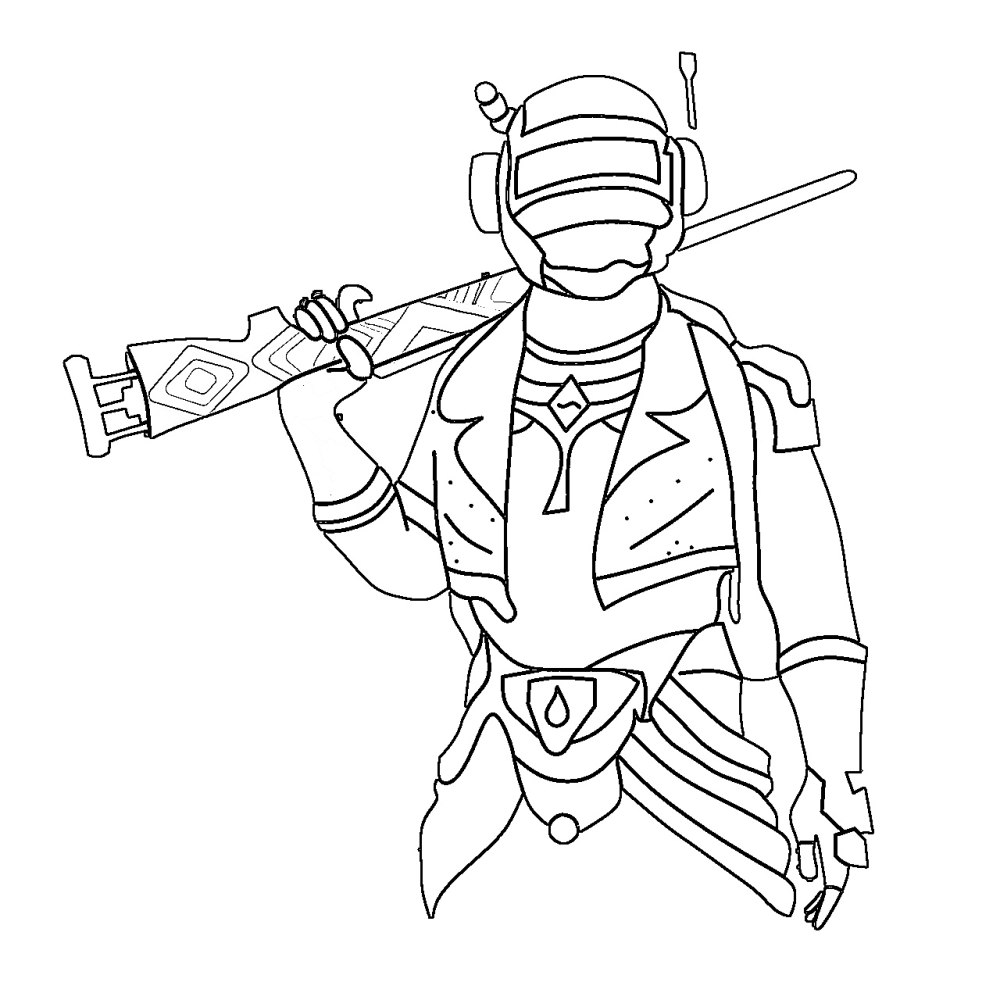 PUBG раскраска