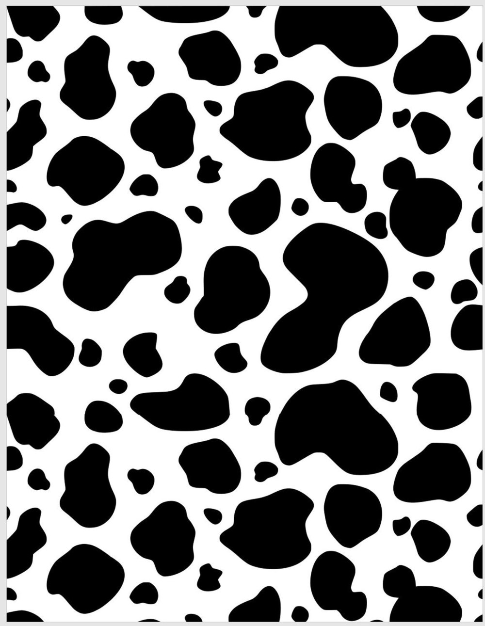 Cow pattern seamless