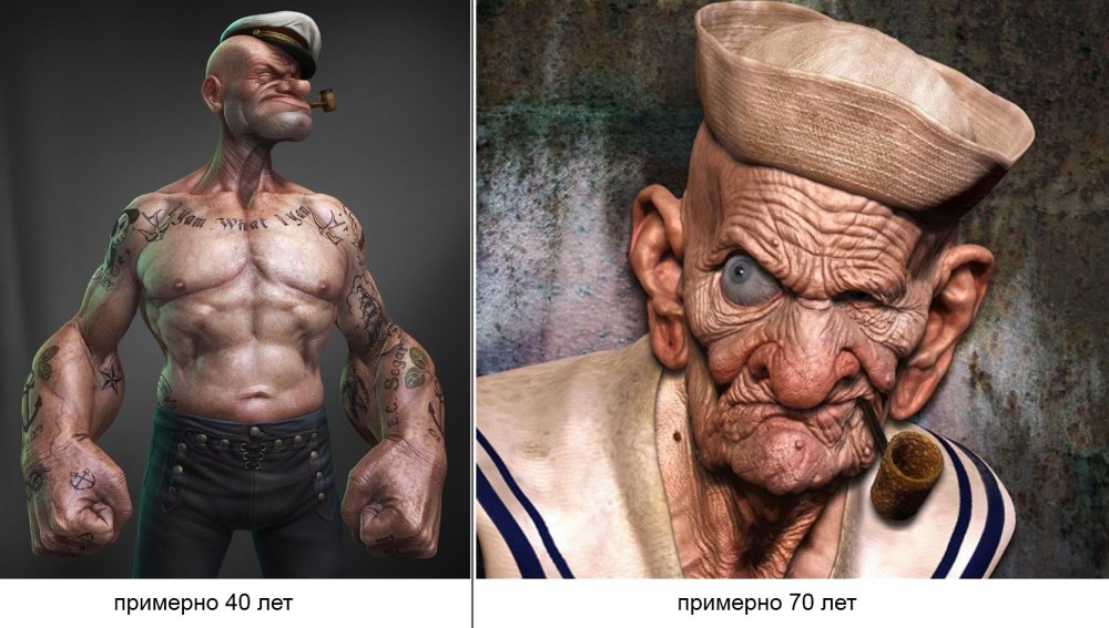 Моряк попай Робин Уильямс