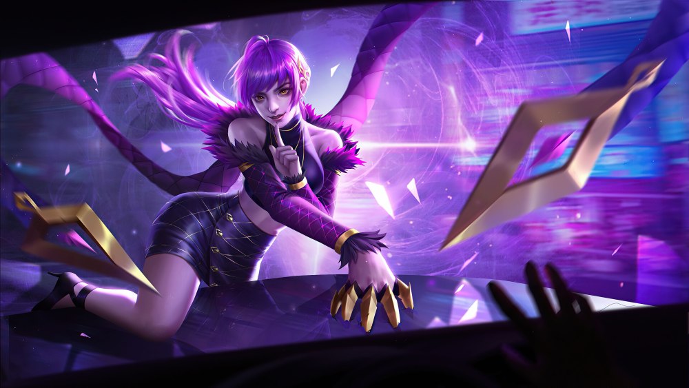 League of Legends Эвелин арт KDA