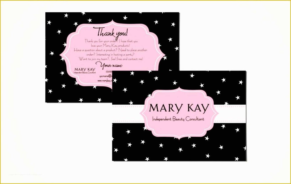 Подарочный сертификат Mary Kay шаблон