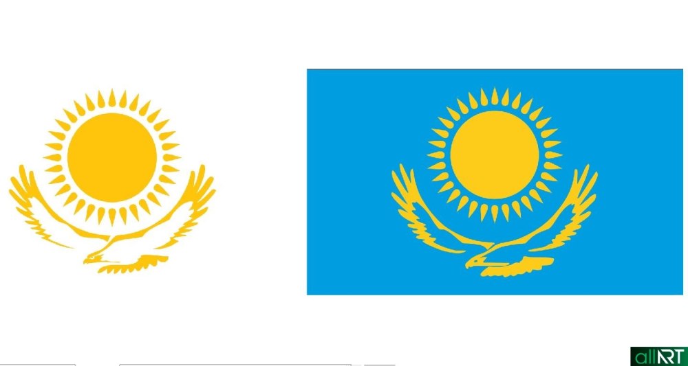 Орел с флага казахстана
