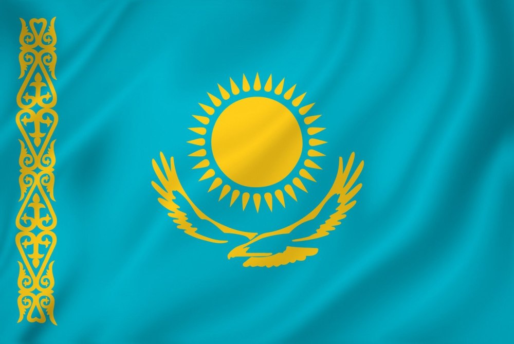 Флаг Казахстана 2022