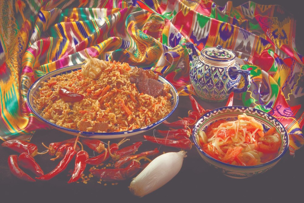 Восточная кухня фон для баннера