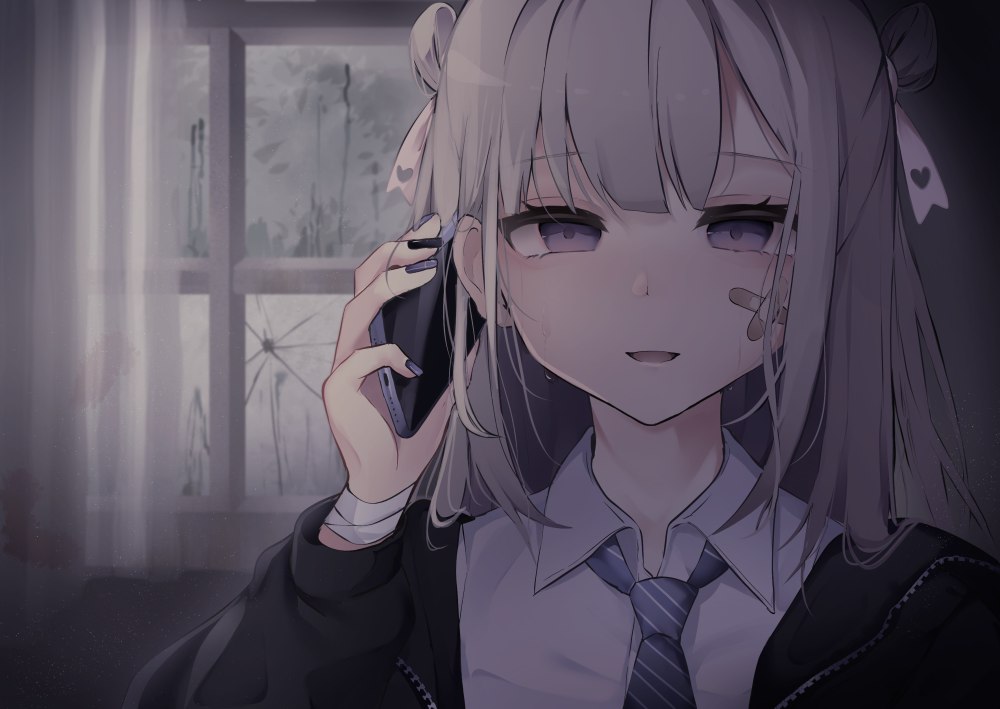 Аниме тянка Sad