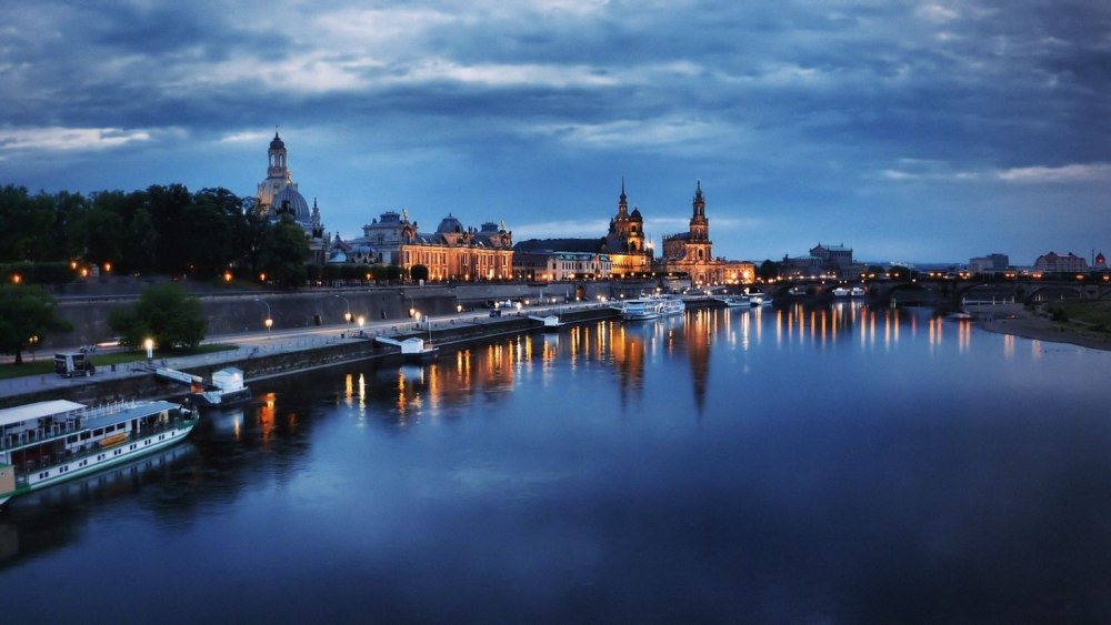 Дрезден Германия природа