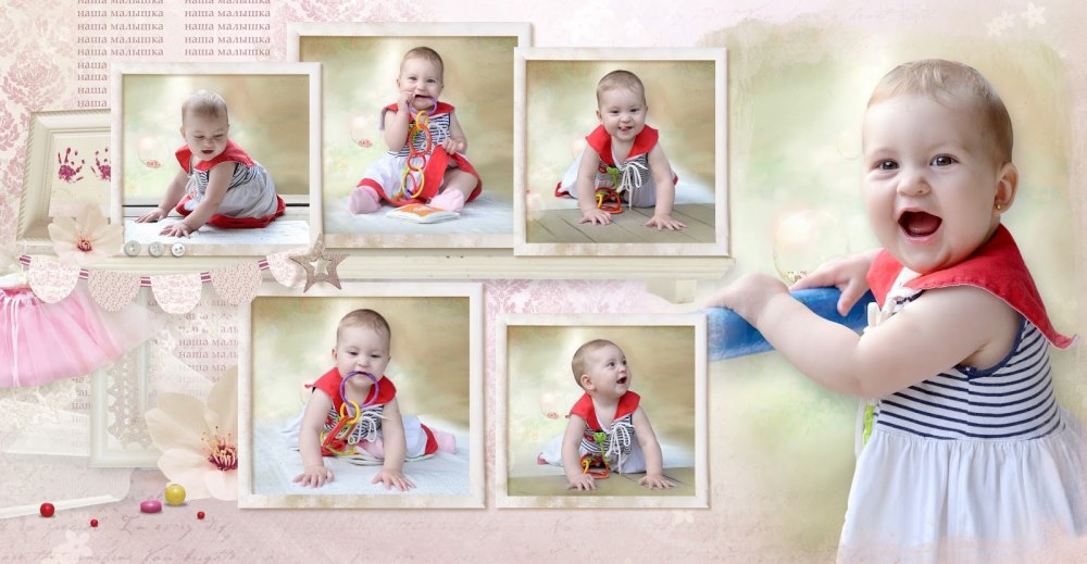 Фотоколлаж для девочек