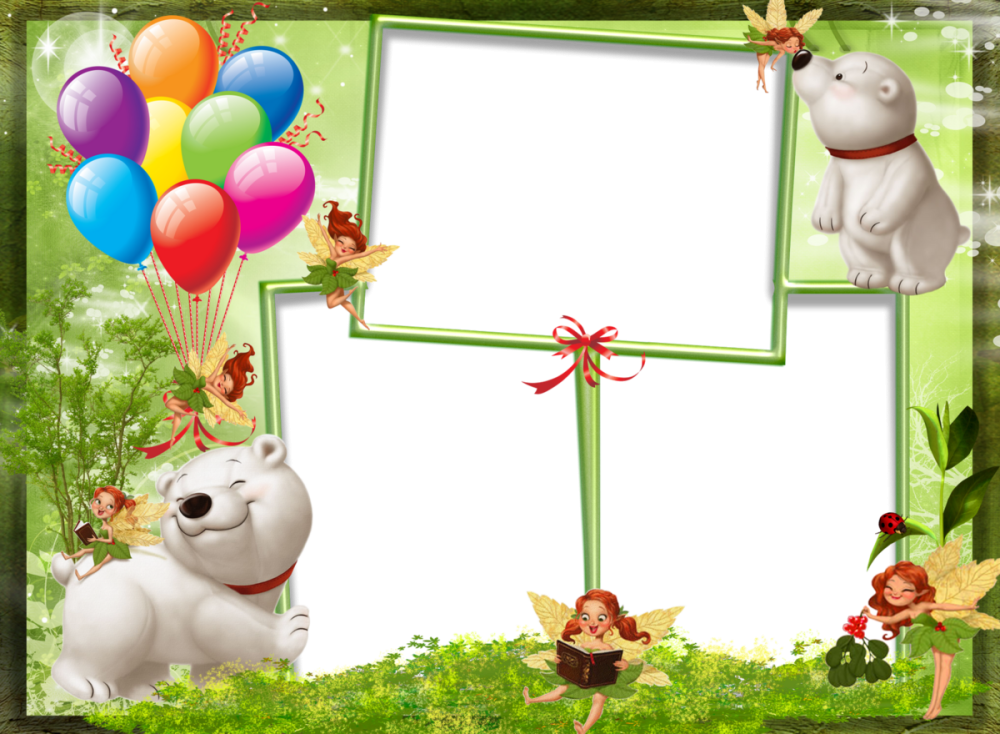 Детские рамки для коллажа