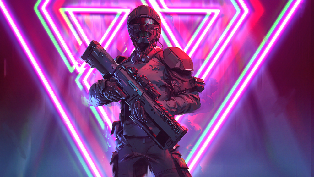 Cyberpunk 2077 солдаты