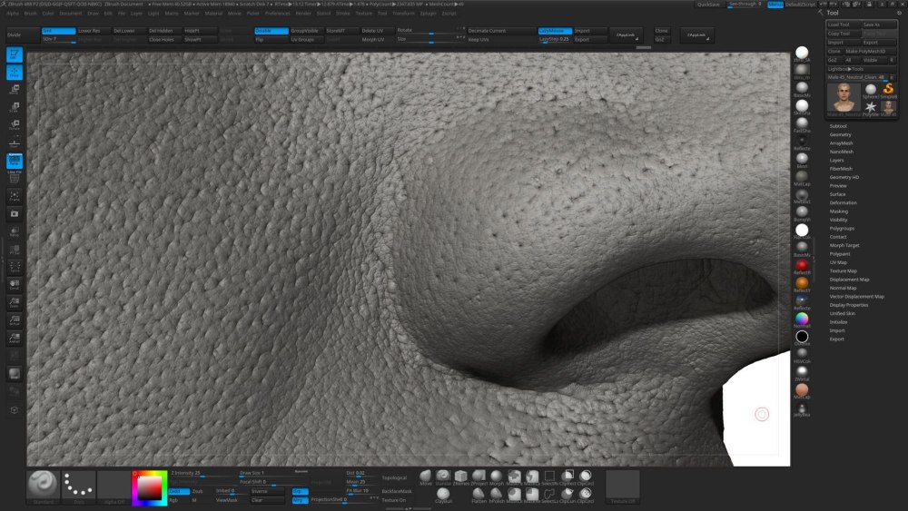 Фактуры для Zbrush