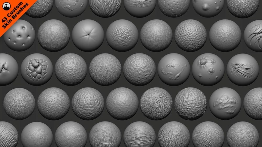 Альфа кисти для Zbrush