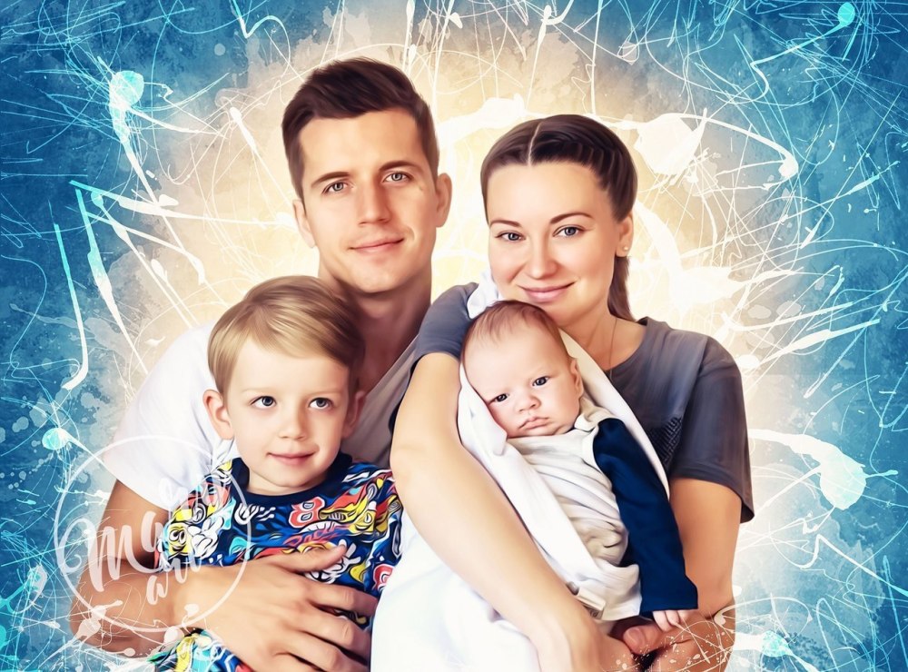 Портрет на холсте